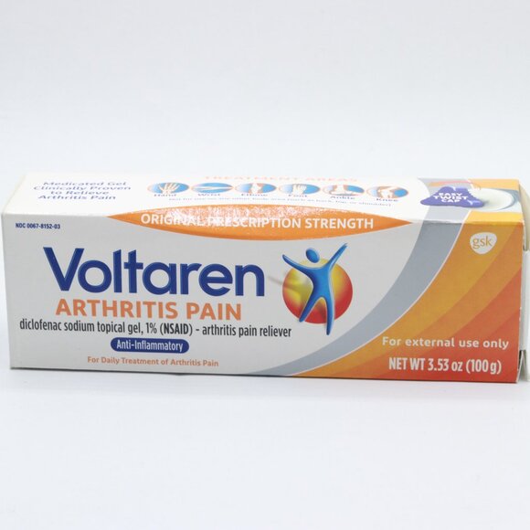 Brand New 5 X Voltaren 3.53 oz Arthritis Pain Exp 01/2026 - Picture 2 of 3